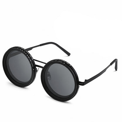 NULL-9 Gafas de Sol Redondas | Filtros Regulables Integrados